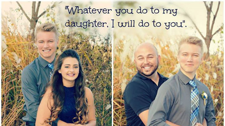 homecoming dad photo