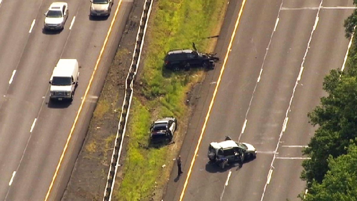 Part of I287 in New Jersey Closed for Hours After Crash Involving