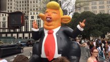 inflatable trump rat 2