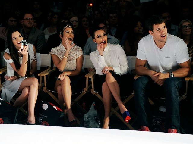kardashians front row abbey dawn