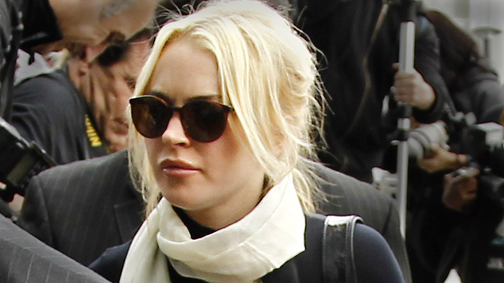Lindsay Lohan Arrives
