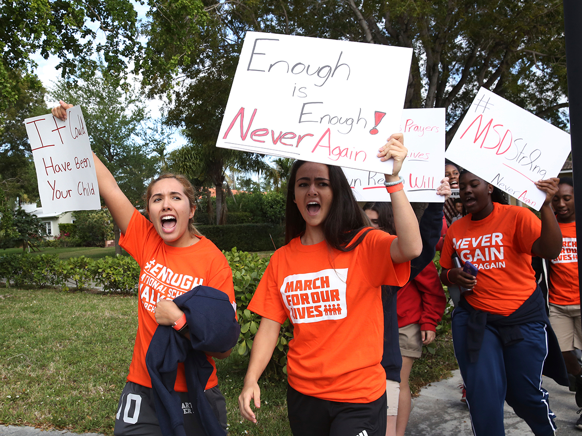 Never Again Enough Protest March 2018 Shirt Never Again Enough Protest March 2018 Shirt