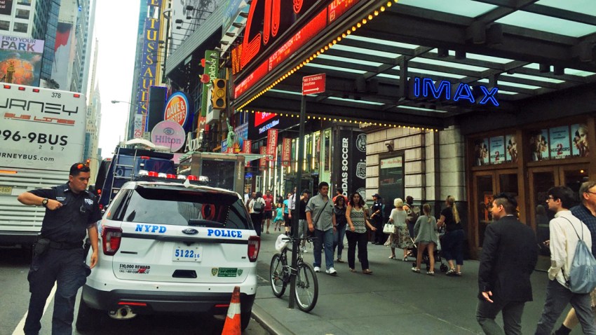 movie theater NYPD