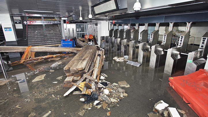 mta flooded subway sandy
