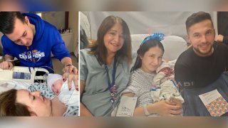 Michelle and Anthony Saraceno welcome little Anthony as they ring in the new decade.