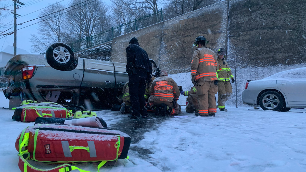‘I Am Still in Shock’ Woman Survives SUV Crash Over Wall NBC New York