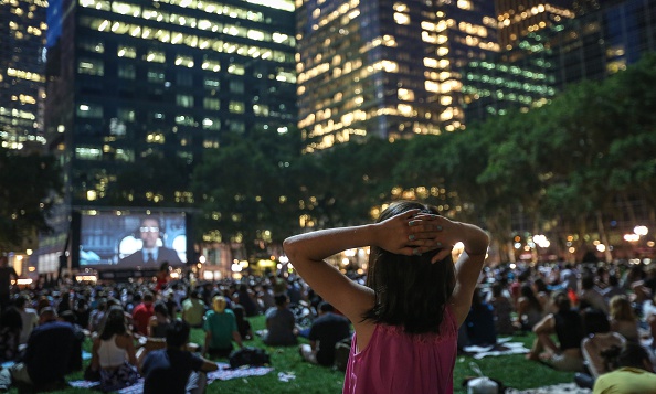 Bryant Park's <a href="http://bryantpark.org/programs/hbo-bryant-park-film-festival" target="_blank">summer film series</a> runs a free movie in the park every Monday through Aug. 21. This year's lineup features King Kong, Dirty Dancing and All That Jazz, just to name a few. Vendors are also on site serving up delicious snacks. The lawn opens at 5 p.m. and films begin at sunset.</br></br>nWhile the Bryant Park film series is one of the more popular outdoor movie events in the city, it isn't the only gig in town. The city also screens free movies all summer long at parks across the city. You can check out the full schedule <a href="https://www.nycgovparks.org/events/free_summer_movies" target="_blank">here</a>.