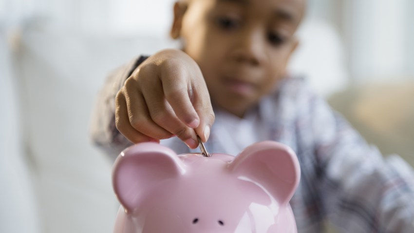 Personal Finance Piggy Bank Generic Stock 169260337
