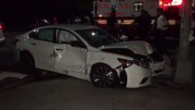 police car crashed in bed stuy