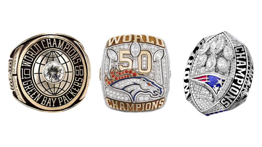 See All 53 Super Bowl Championship Rings From I To Liii Nbc New York 