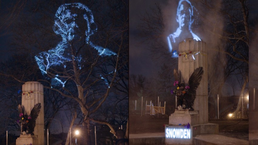 snowden hologram