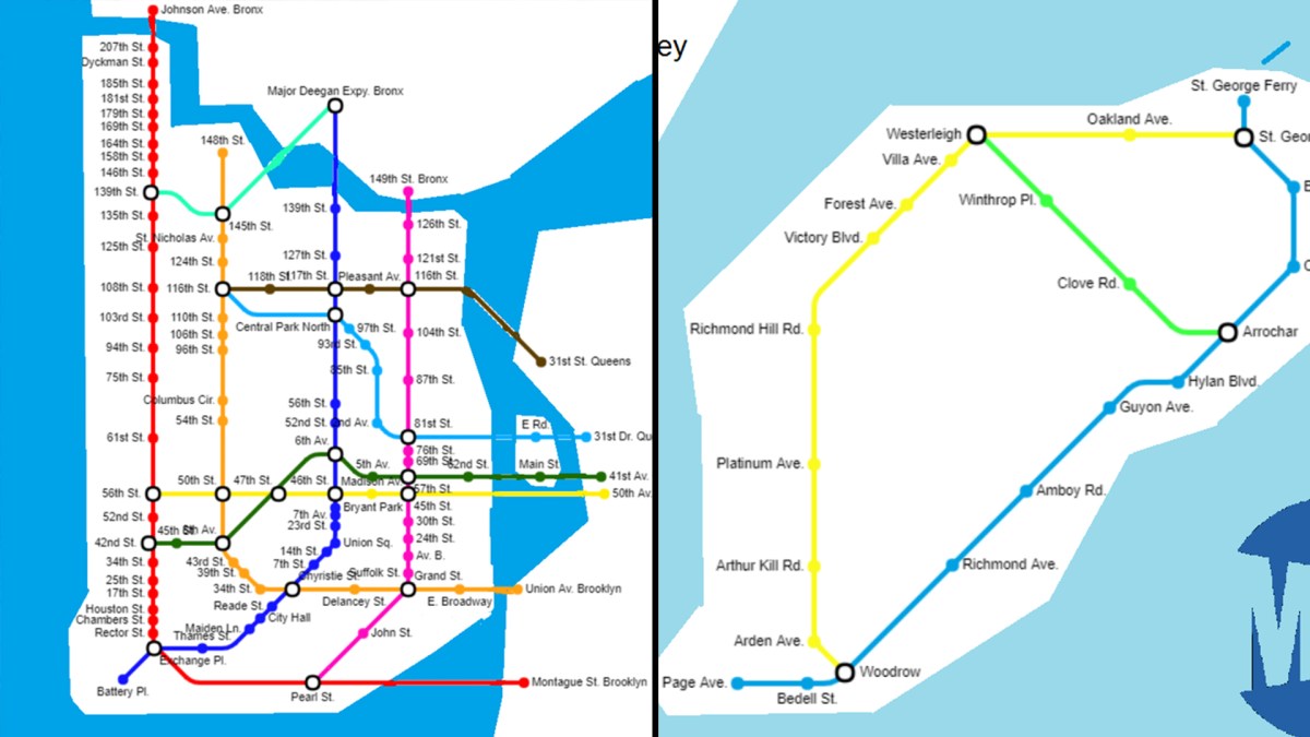 Redditor Refreshes Nyc Subway Map With Subway Restaurants