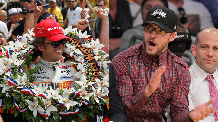 timberlake indy 500 split