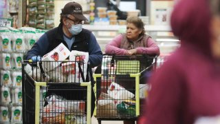 Stores Offer Shopping Times For Elderly And Vulnerable Citizens To Protect Against Coronavirus Transmission