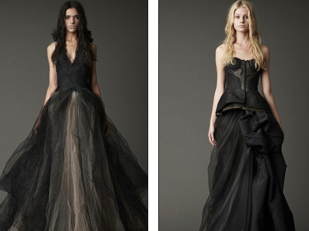 Vera Wang S Moody Black Wedding Dresses Nbc New York
