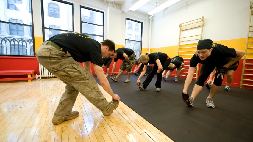 warrior boot camp stretching