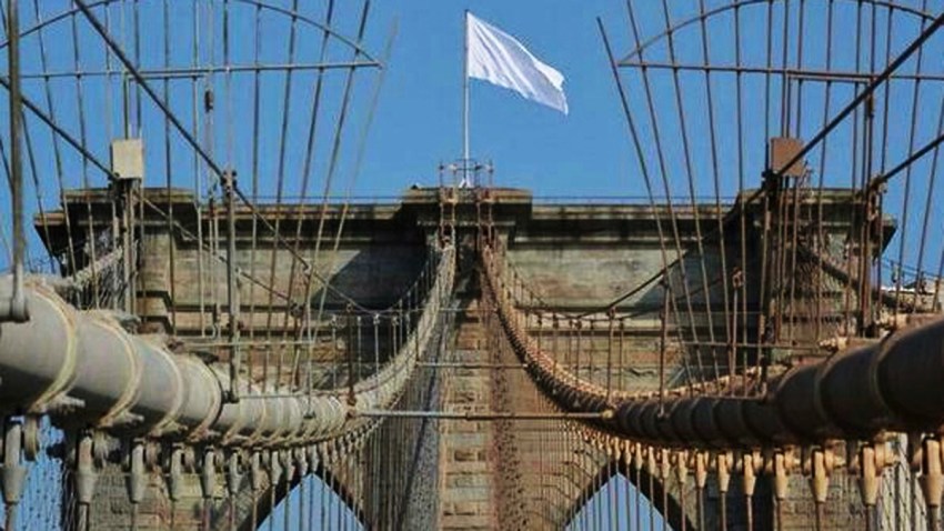 white flags