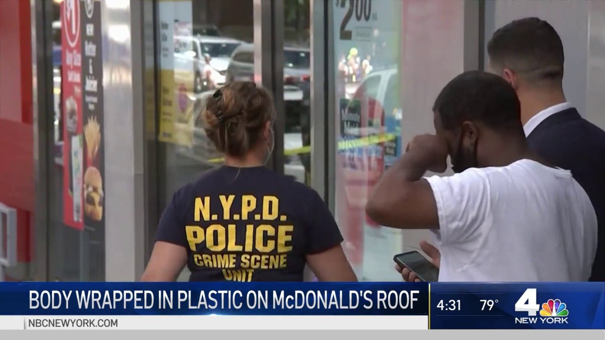 Body Found Wrapped in Plastic on Roof of NYC McDonald’s: Police – NBC ...
