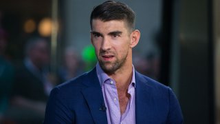 Retired Olympic swimmer Michael Phelps appears on The TODAY Show, Oct. 19, 2017.