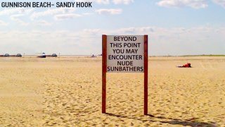 Nude sunbathing sign New Jersey