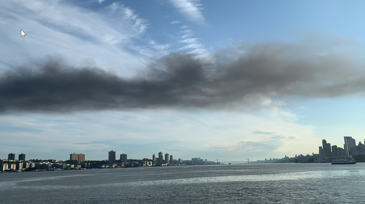 Tanker Fire On NJ Turnpike Sends Massive Column Of Black Smoke Toward ...