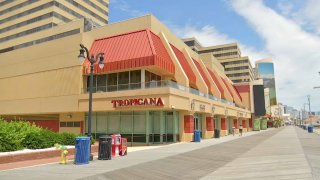 Exterior of the Tropicana Casino in Atlantic City