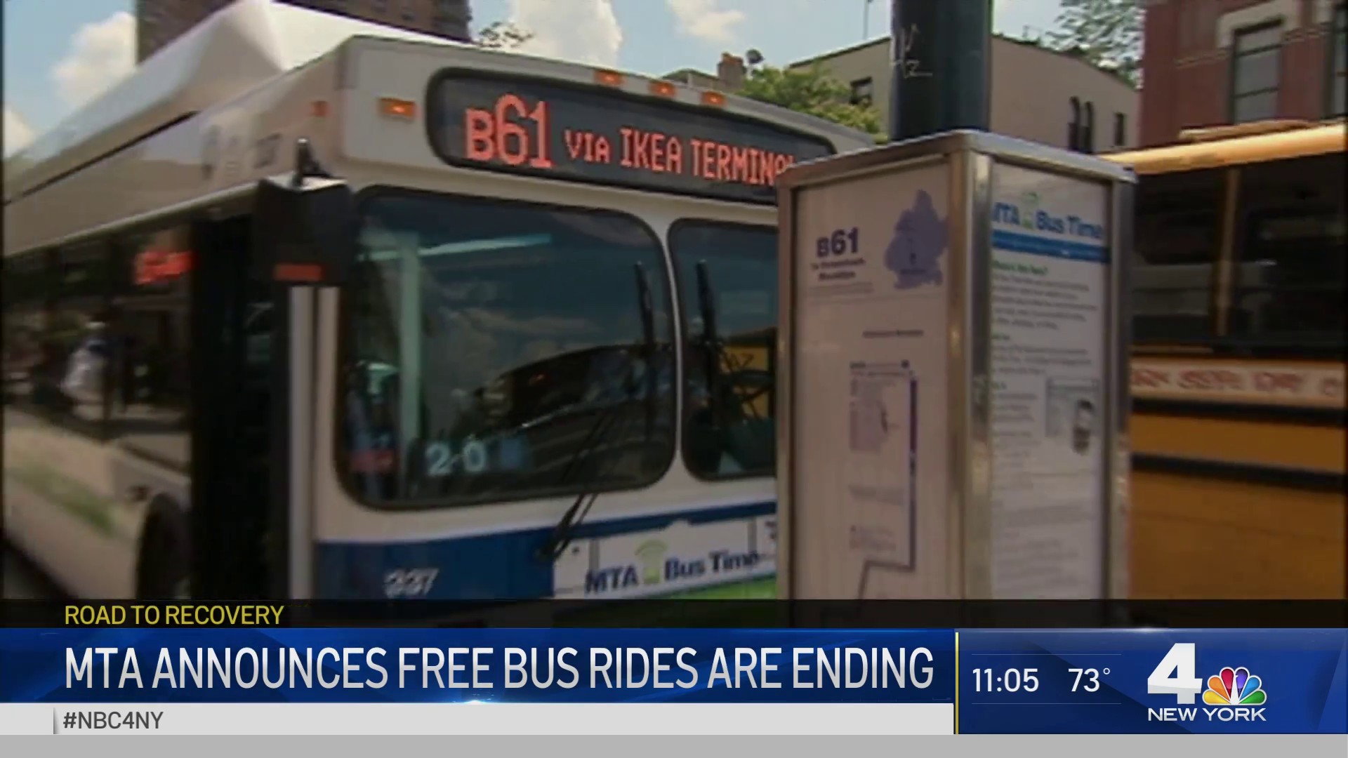 MTA Announces Free Bus Rides Are Ending – NBC New York