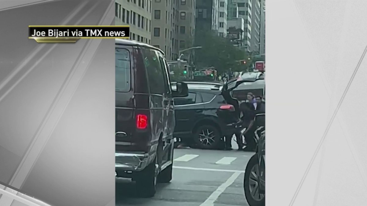 WATCH: Witnesses Help Lift SUV Off Pedestrian After Accident in Midtown ...
