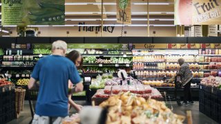 customers shop at Wegmans