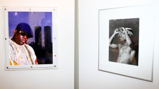 Photographs of Biggie and Tupac