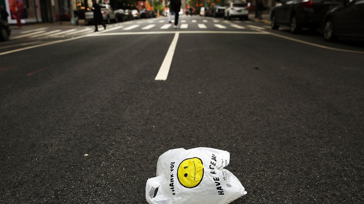 New York Begins Enforcing Plastic Bag Ban on Monday – NBC New York