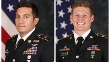 Left: Staff Sgt. Vincent Marketta, Right: Sgt. Tyler Shelton.