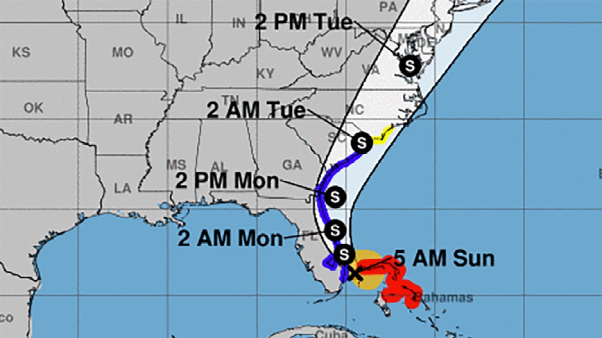 Hurricane Warning Discontinued for Florida Coast as Isaias Keeps ...