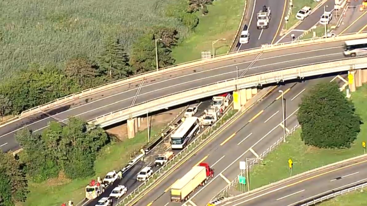 2 NJ Transit Buses Collide En Route to Port Authority, Up to 12 Hurt