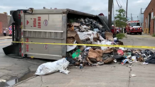 overturned tractor trailer in the bronx