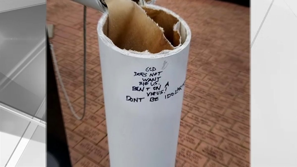 Man Arrested in Vandalism of Upstate New York 9/11 Memorial NBC New York