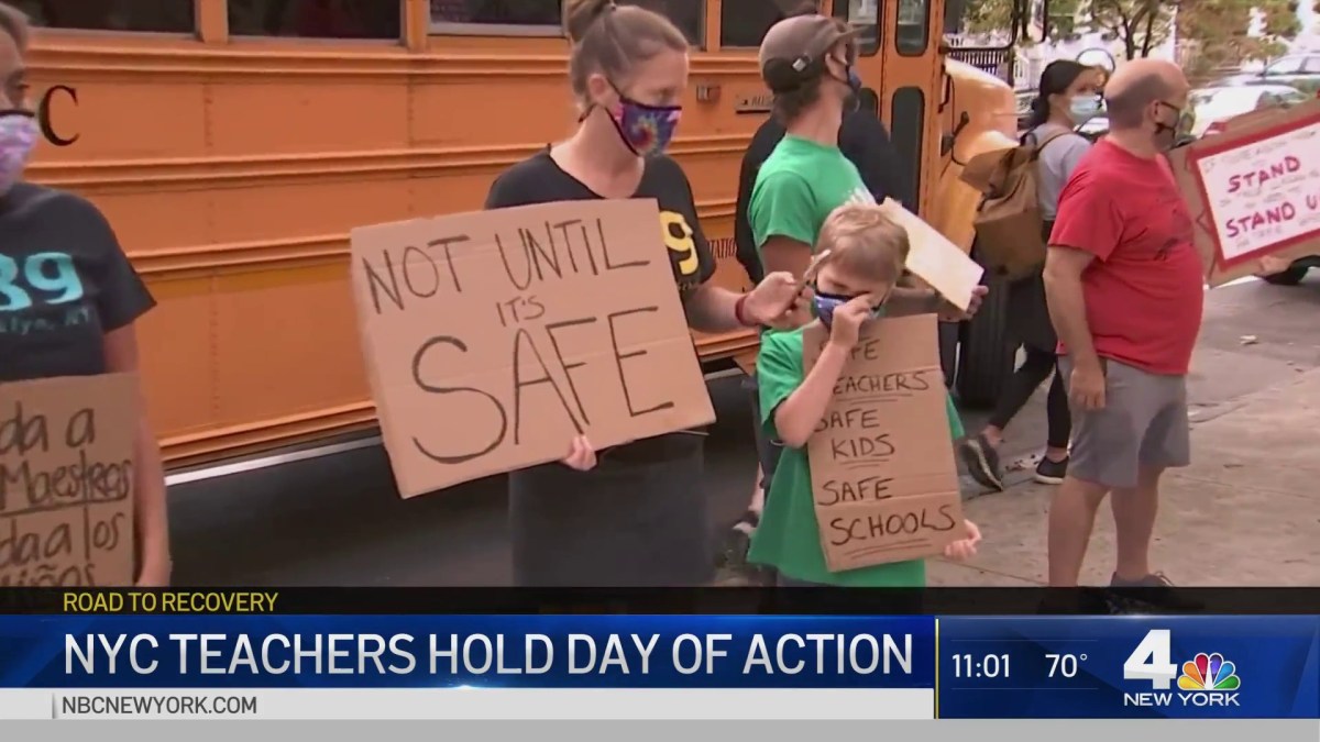 NYC Teachers Hold Day of Action Ahead of 1st Day of Classes – NBC New York