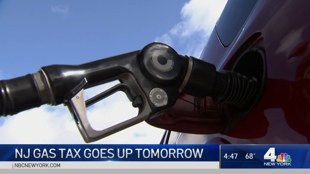 NJ Gas Tax Goes Up Tomorrow NBC New York