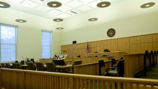 An interior shot of a courthouse in Natchez, Mississippi.