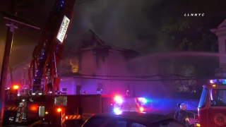 firefighters work to put out damaging fire at Paterson home