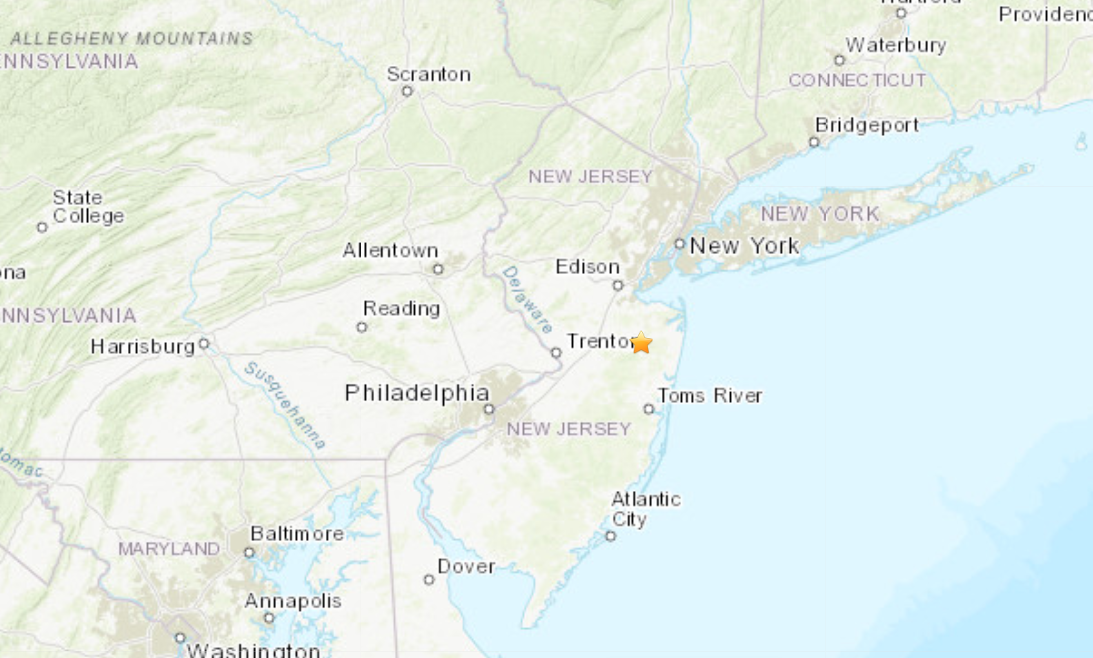 USGS Reports Magnitude 3.1 Earthquake in New Jersey NBC New York