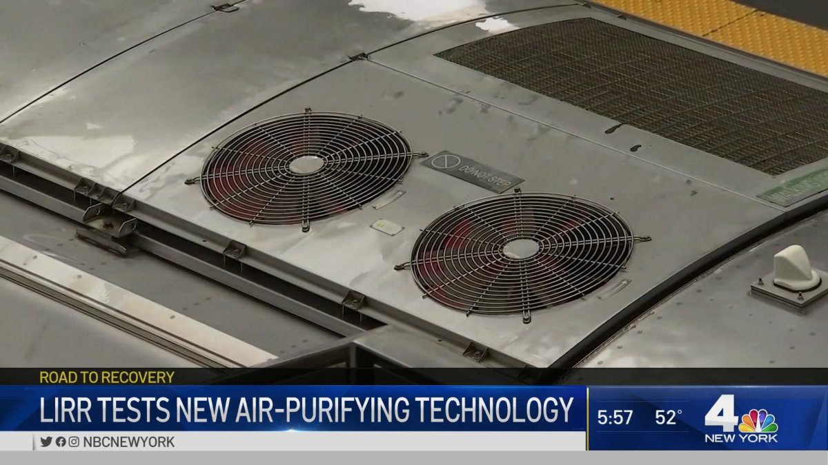 LIRR Tests New AirPurifying Technology NBC New York