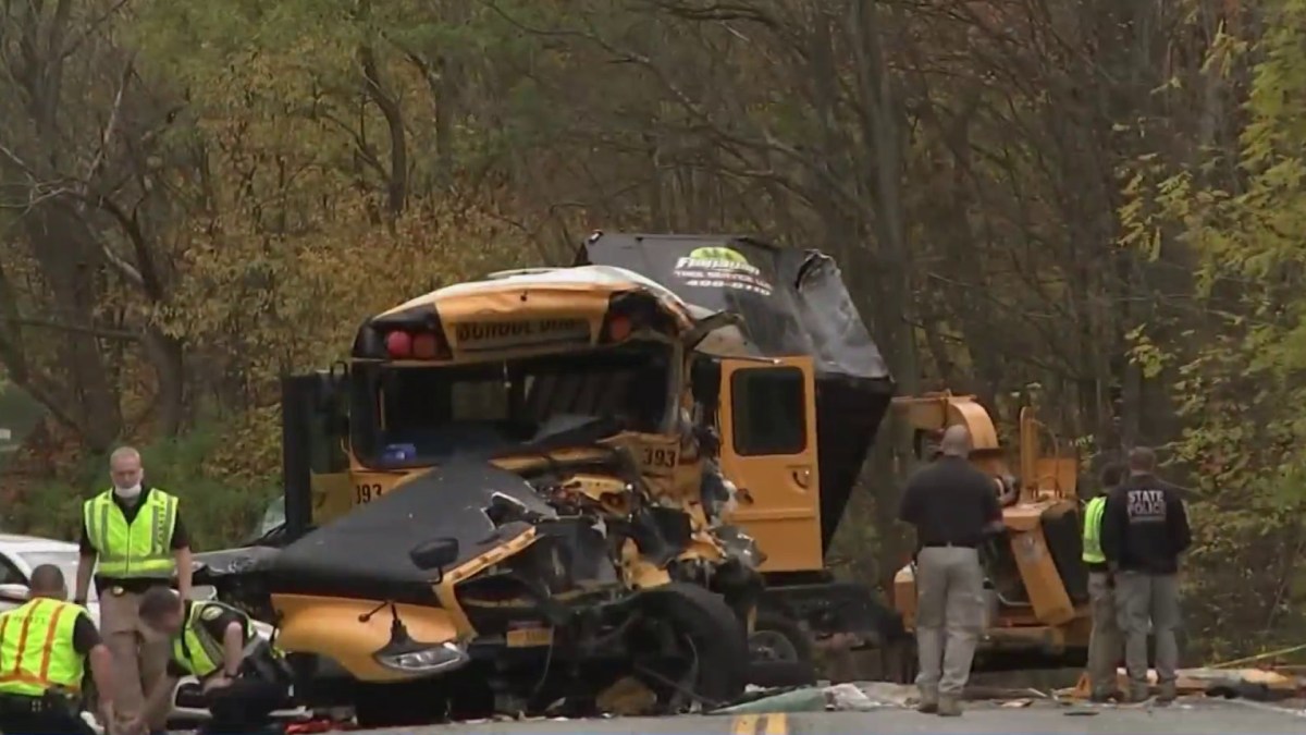 Three Critically Hurt in NY School Bus Crash NBC New York