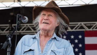In this July 4, 2019, file photo, singer-songwriter Billy Joe Shaver performs onstage during the 46th Annual Willie Nelson 4th of July Picnic at Austin360 Amphitheater in Austin, Texas.