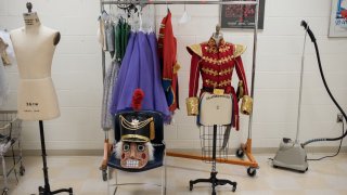 Costumes are seen during Dayton Ballet's production of "The Nutcracker"