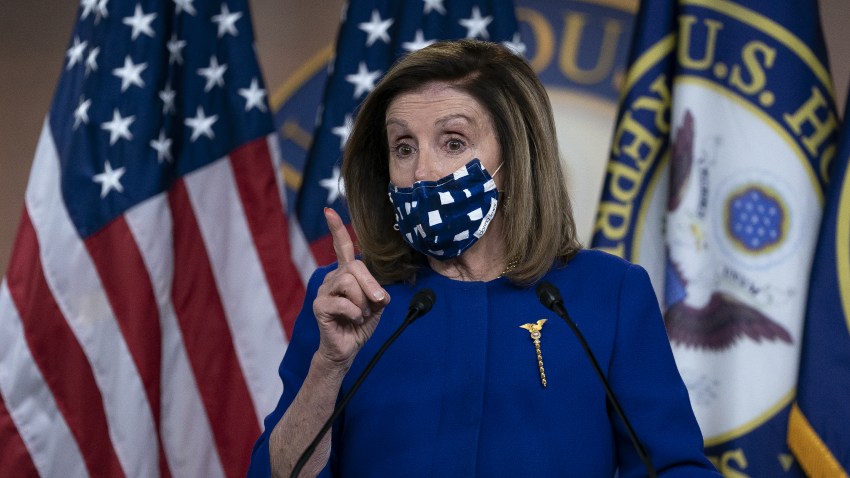 U.S. House Speaker Nancy Pelosi, a Democrat from California, speaks during a news conference at the U.S. Capitol in Washington, D.C., U.S., on Friday, Oct. 9, 2020.