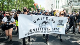 Juneteenth Celebration and protest in NYC