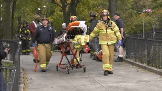 Firefighters respond to a deadly fire in the Bronx