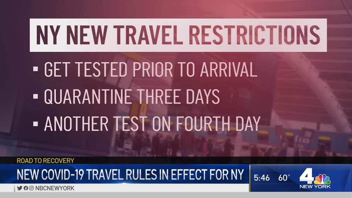 covid travel restrictions for new york