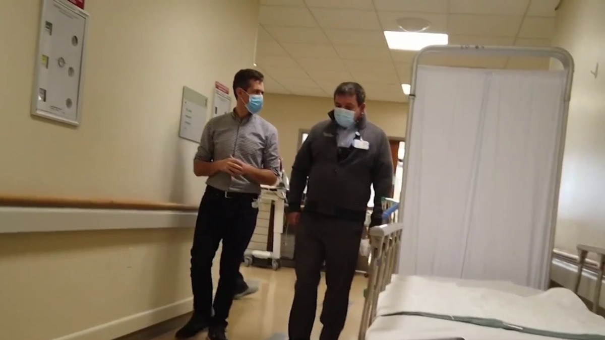 Exclusive Look Inside Staten Island Hospital as COVID Cases Surge NBC